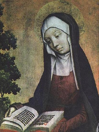 unknow artist A Saint with a Book.